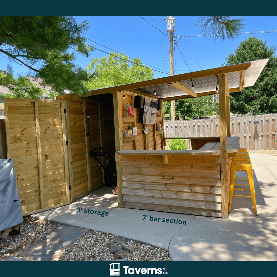 10 x 10 The Storehouse - Outdoor Bar Structures | Patioza