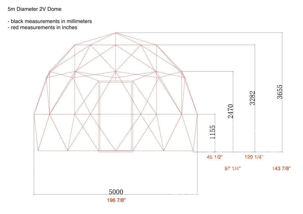4-Season DELUXE Glamping Package Dome - 16'/5m - Phoenix Domes - Dome | Patioza