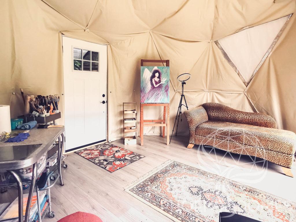 4-Season DELUXE Glamping Package Dome - 16'/5m - Phoenix Domes - Dome | Patioza