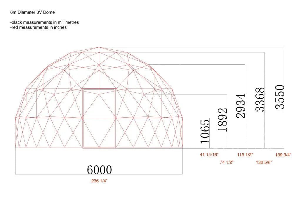 4-Season DELUXE Glamping Package Dome - 20'/6m - Phoenix Domes - Dome | Patioza