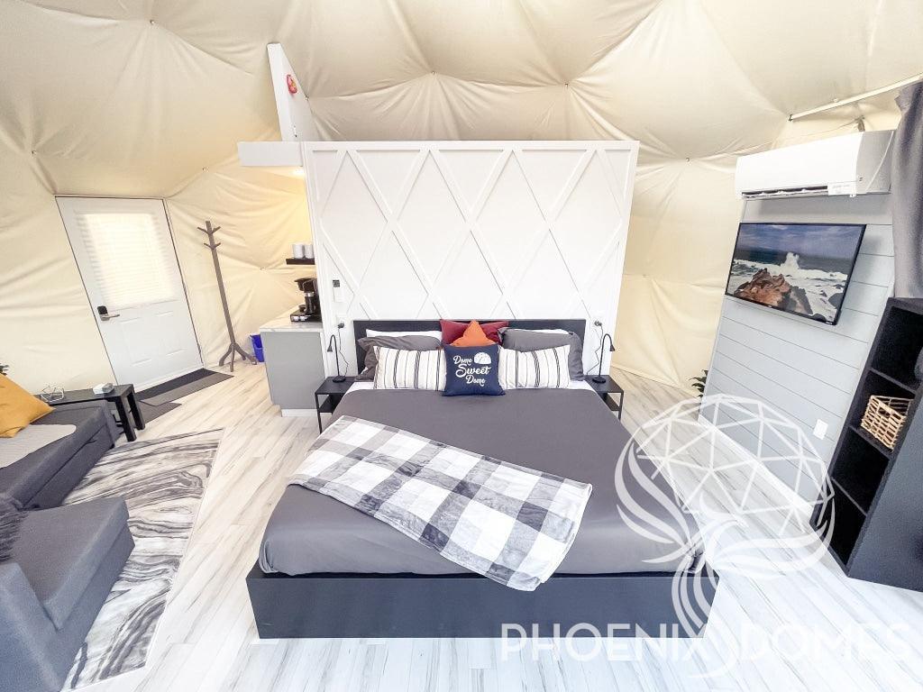 4-Season DELUXE Glamping Package Dome - 23'/7m - Phoenix Domes - Dome | Patioza