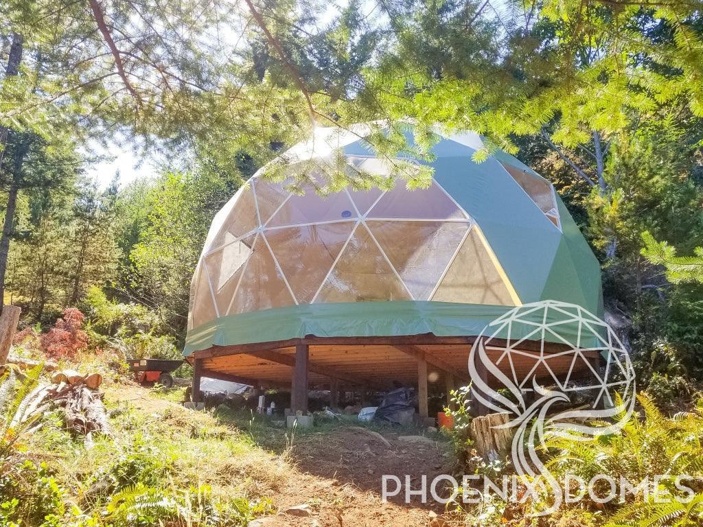 4-Season DELUXE Glamping Package Dome - 23'/7m - Phoenix Domes - Dome | Patioza