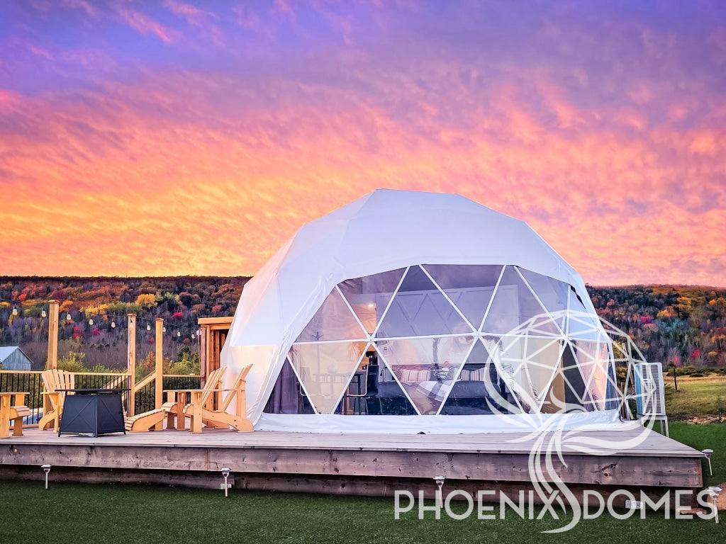 4-Season DELUXE Glamping Package Dome - 23'/7m - Phoenix Domes - Dome | Patioza