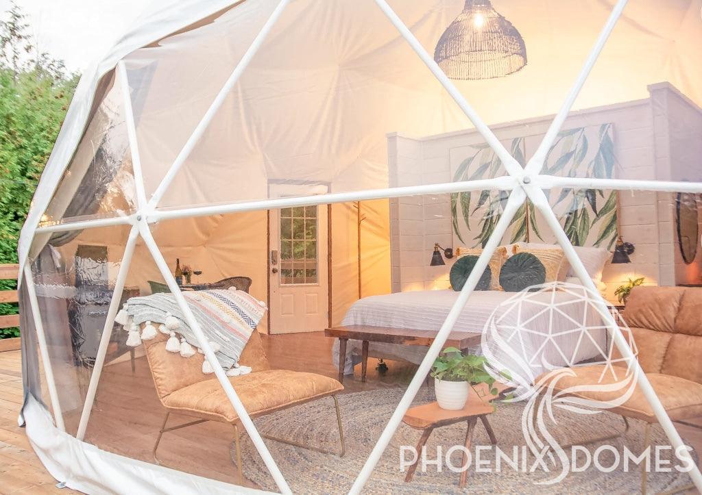 4-Season DELUXE Glamping Package Dome - 23'/7m - Phoenix Domes - Dome | Patioza