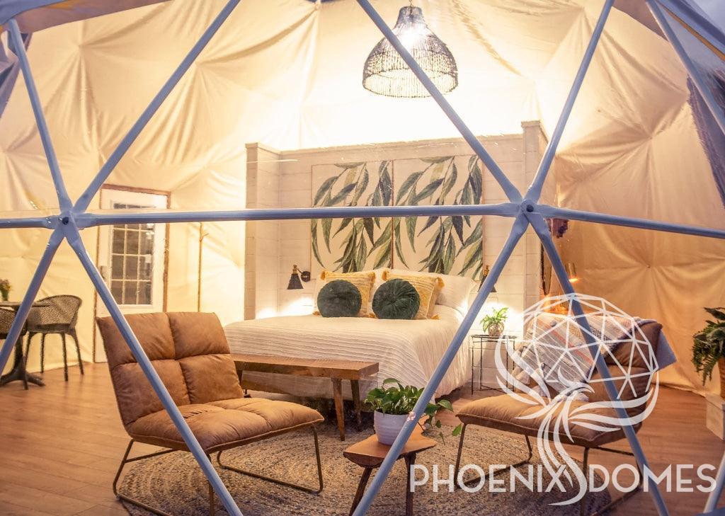 4-Season DELUXE Glamping Package Dome - 23'/7m - Phoenix Domes - Dome | Patioza