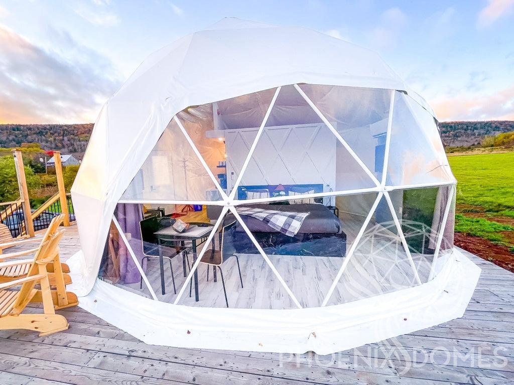 4-Season DELUXE Glamping Package Dome - 23'/7m - Phoenix Domes - Dome | Patioza