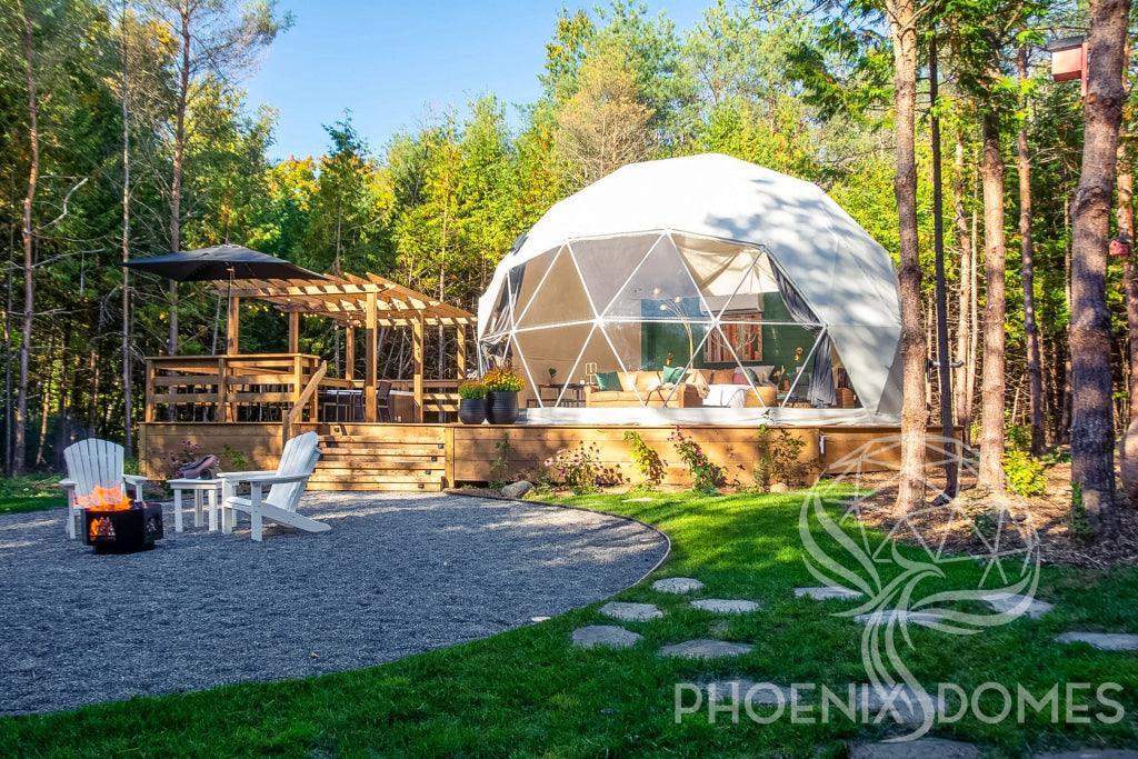 4-Season DELUXE Glamping Package Dome - 26'/8m - Phoenix Domes - Dome | Patioza