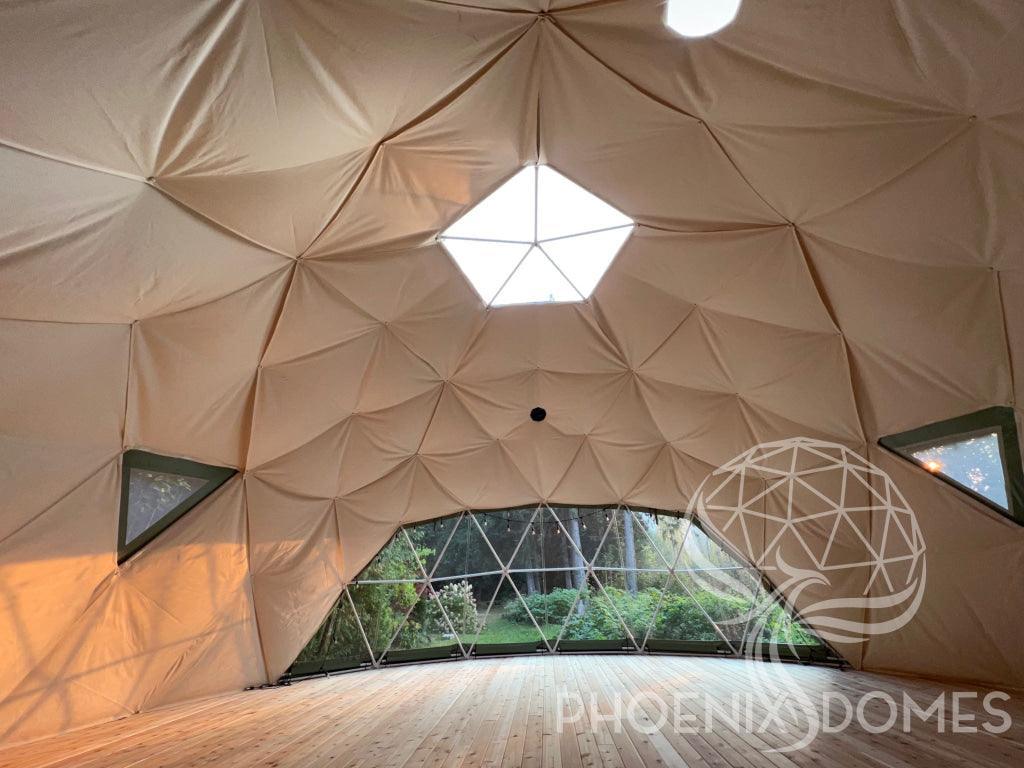 4-Season DELUXE Glamping & Yoga Package Dome - 30'/9m - Phoenix Domes - Dome | Patioza
