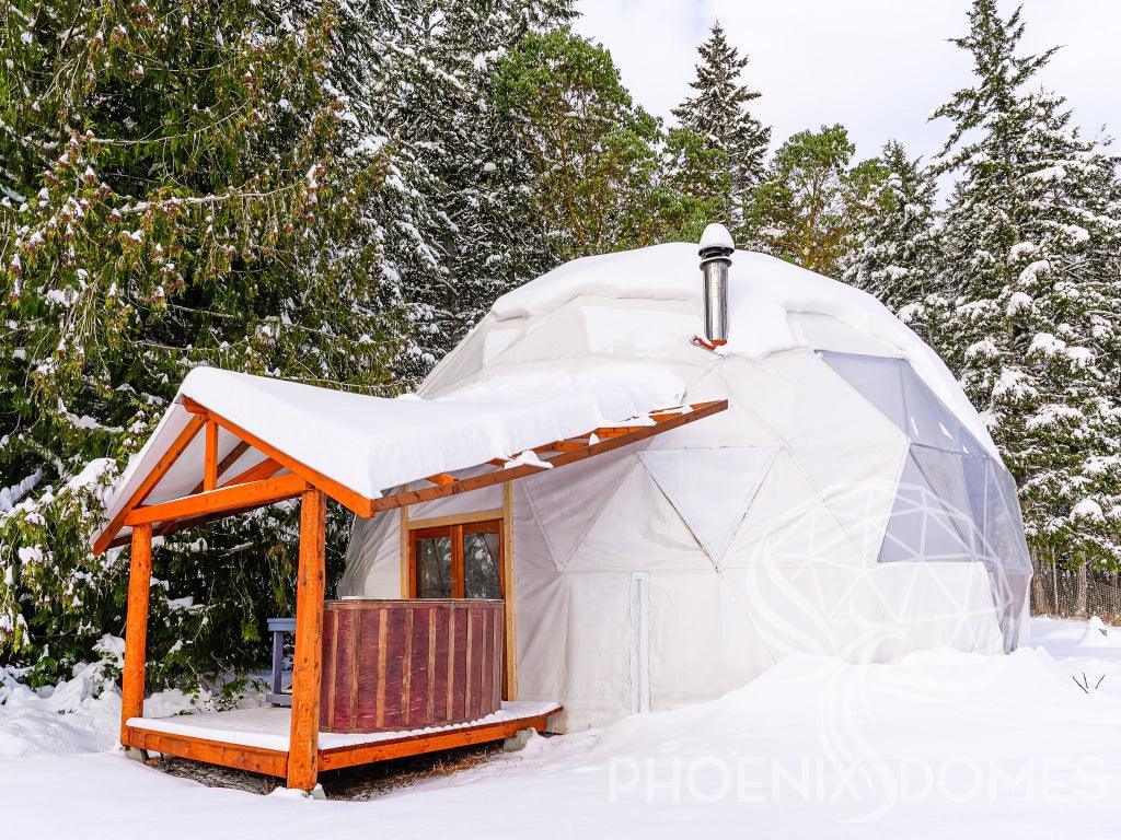 4-Season DELUXE Glamping & Yoga Package Dome - 30'/9m - Phoenix Domes - Dome | Patioza