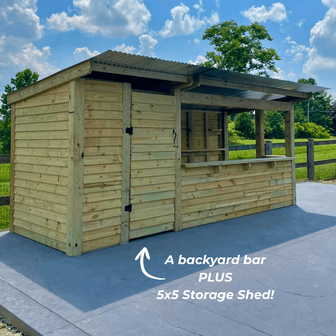 The Sidekick - Outdoor Bar Structures | Patioza