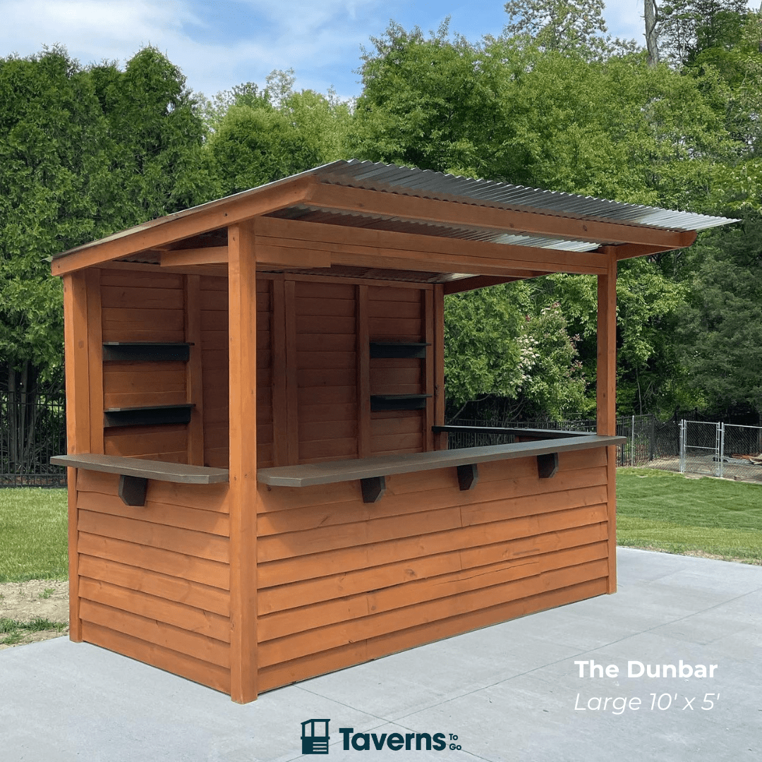 10 x 5 The Dunbar (LARGE) - Outdoor Bar Structures | Patioza