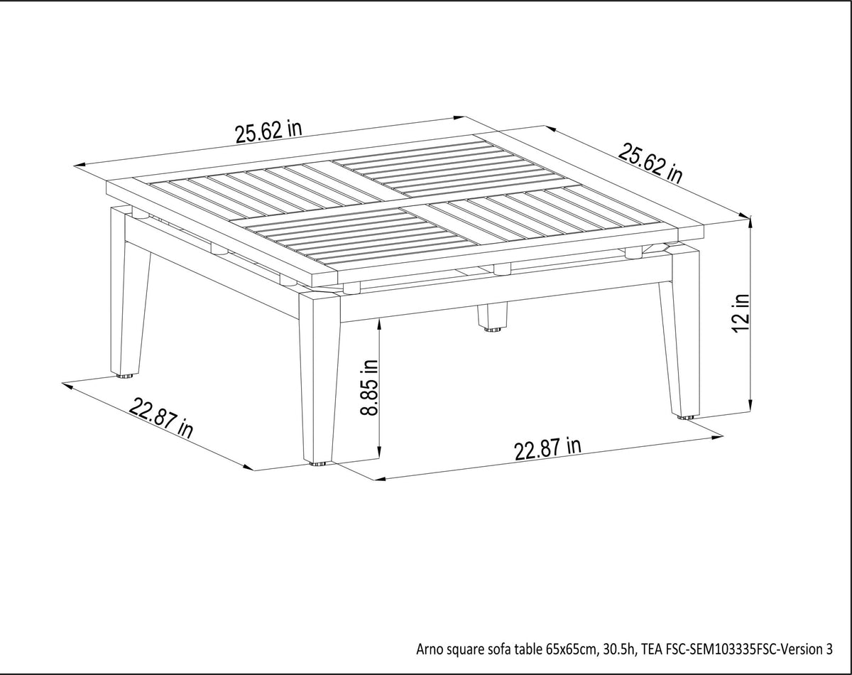 Arno 6pc Corner Set Dark - | Patioza