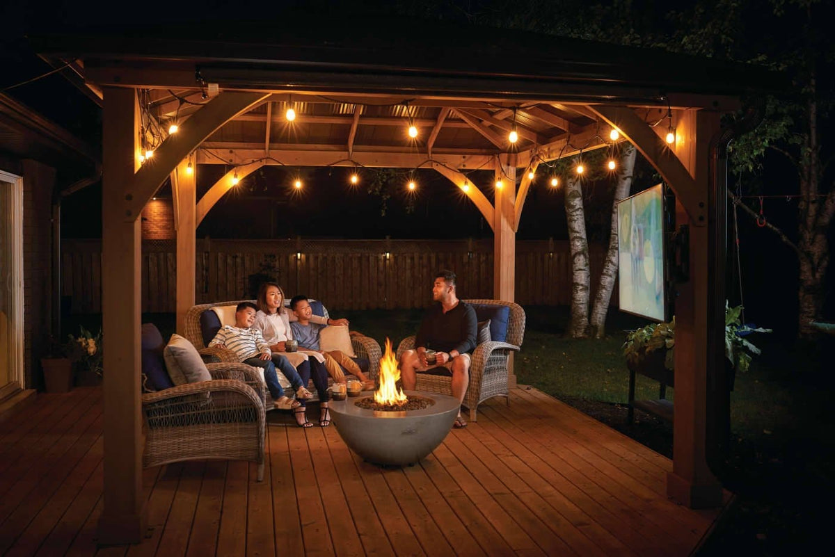 Patio Elegance 36 - Inch Round Fire Table – Nexus Patioflame Table - Outdoor Kitchen | Patioza
