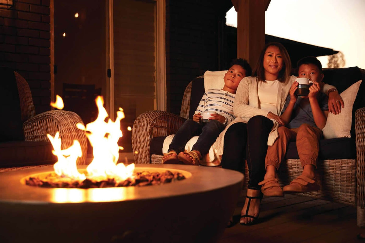 Patio Elegance 36 - Inch Round Fire Table – Nexus Patioflame Table - Outdoor Kitchen | Patioza
