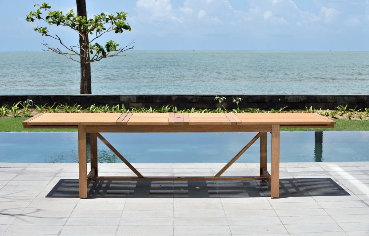 Leyland Table and Nassau Grey Armchairs Dining Set - Patio Dining Sets | Patioza