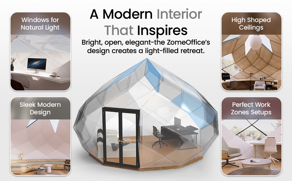 Patio Elegance Zomes Office - Outdoor Structures | Patioza