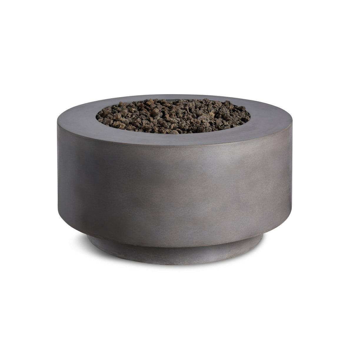 Rund | Cylindrical Concrete Fire Bowl - Fire Pits | Patioza