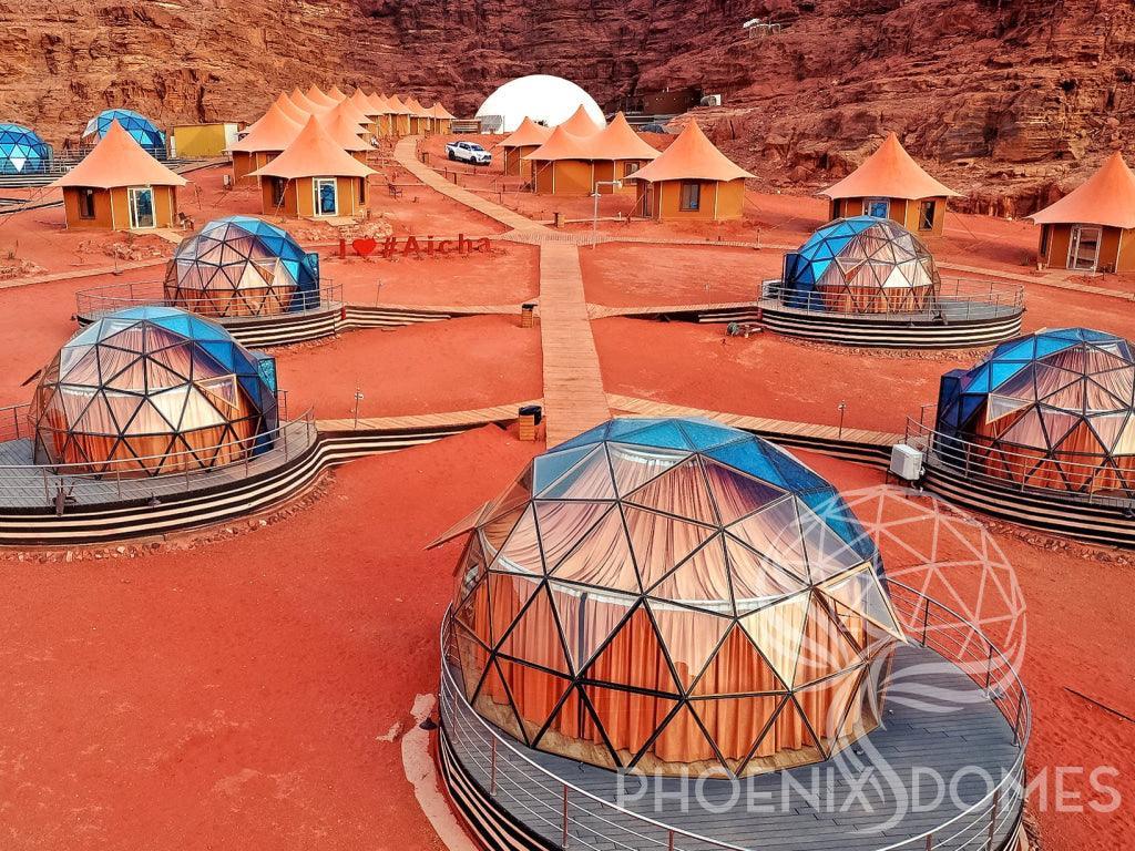 Phoenix Domes Glass Dome - Glass Panel Geodesic Dome - Dome | Patioza