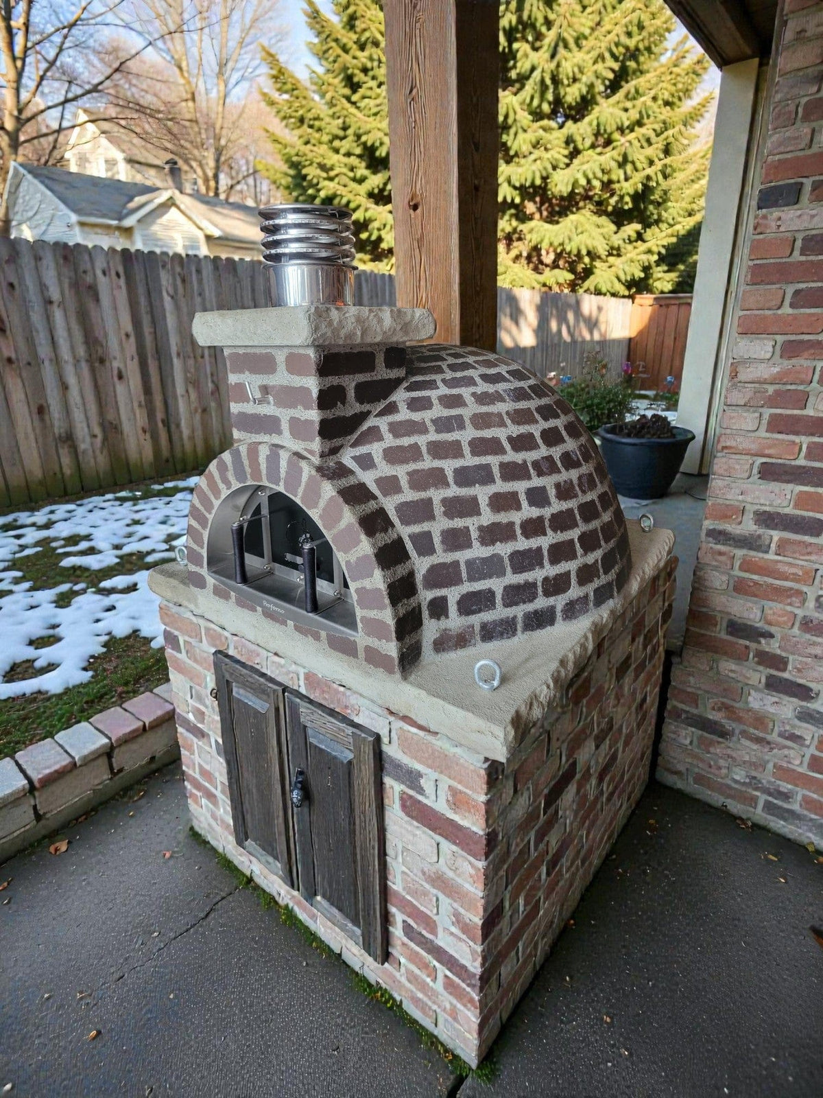 Traditional Wood Fired Brick Pizza Oven - Blacksmith - Traditional Wood Fired Brick Oven | Patioza