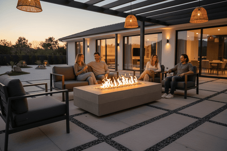 Rectangular Fire Pits - Patioza