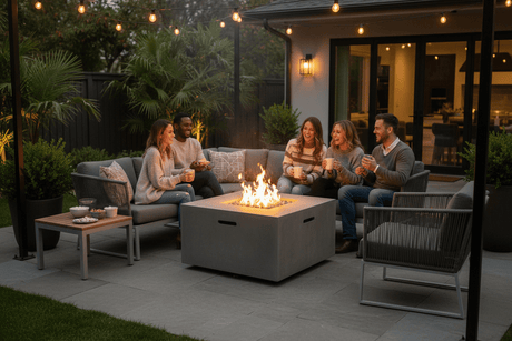 Square Fire Pits - Patioza