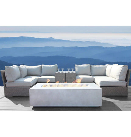 Outdoor Elegance Conversation Set With Fire Pit