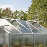 [08X12FT] Heavy-Duty Polycarbonate Outdoor Greenhouse With Aluminum Frame And Sliding Doors (SAK90426) - Greenhouses | Patioza