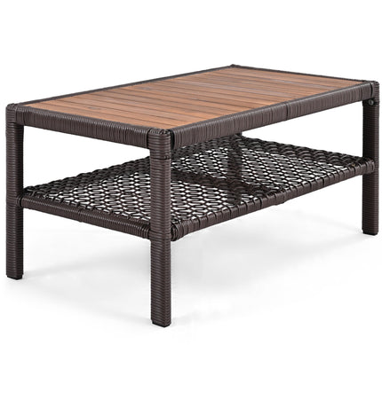 GO 4 Pieces Patio Furniture Set with Swivel Chairs Outdoor Wicker Sofas - Patio Furniture | Patioza