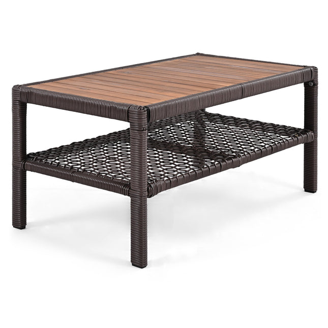 GO 4 Pieces Patio Furniture Set with Swivel Chairs Outdoor Wicker Sofas - Patio Furniture | Patioza