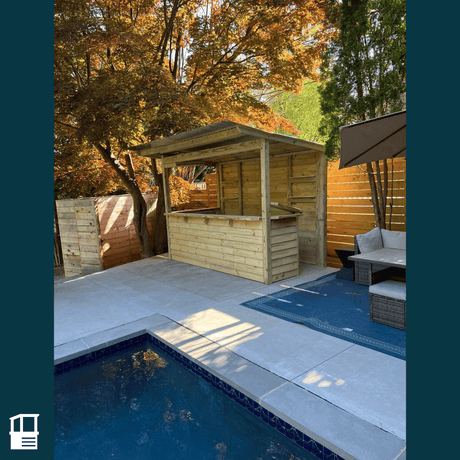 10 x 5 The Dunbar (LARGE) - Outdoor Bar Structures | Patioza