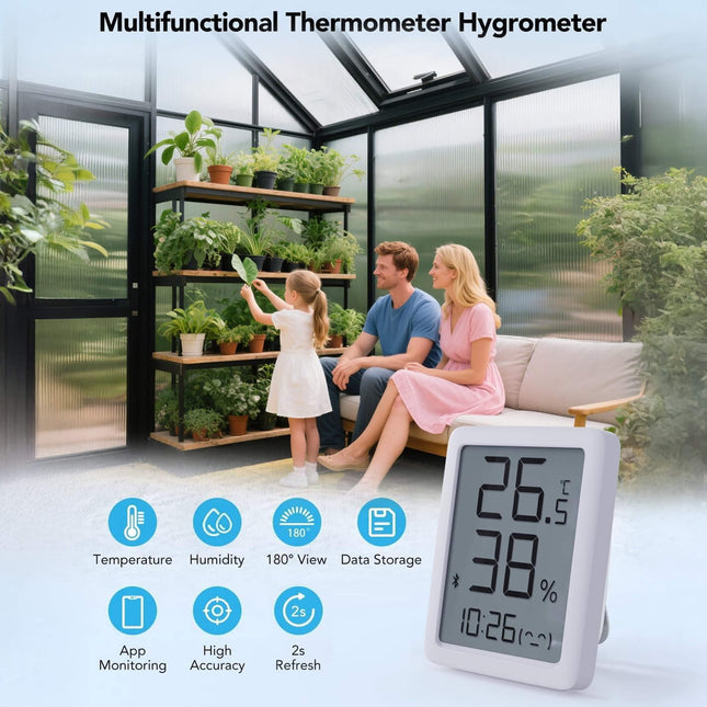 [10X12FT] Outdoor Polycarbonate Aluminum Greenhouse With UV Protection And Thermometer (SAK59183) - Greenhouses | Patioza