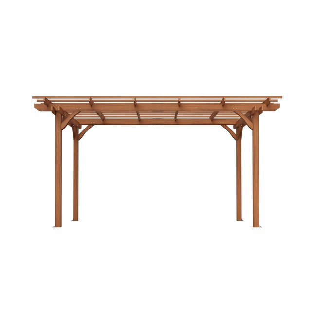 Alora 10x12 Ft. Premium Extra Large Outdoor Weather-Resistant Wooden Grape Pergola
