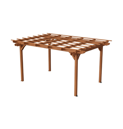 Alora 10x12 Ft. Premium Extra Large Outdoor Weather-Resistant Wooden Grape Pergola