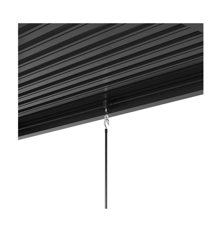 [10X19FT] Alora Modern Durable All - Weather Outdoor Pergola With Aluminum Frame And Steel Louvers (SAK32691) - Pergolas | Patioza