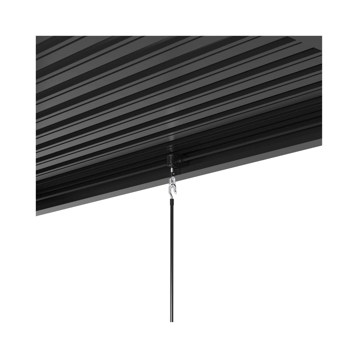 [10X19FT] Alora Modern Durable All - Weather Outdoor Pergola With Aluminum Frame And Steel Louvers (SAK32691) - Pergolas | Patioza