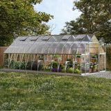 [10X24FT] Premium Heavy-Duty Polycarbonate Walk-In Greenhouse W/ Aluminum Frame & Built-In Gutter System (SAK58472) - Greenhouses | Patioza