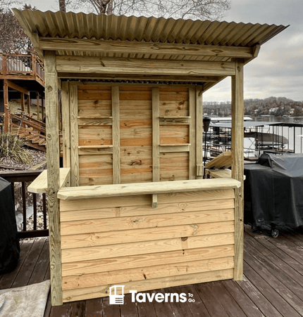 6 x 4 The Temple Bar (SMALL) - Outdoor Bar Structures | Patioza