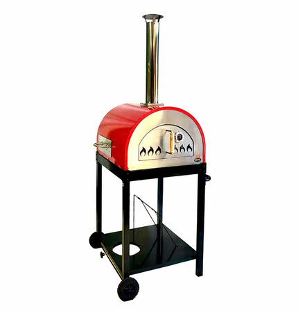 Traditional 25" Dual Fueled Pizza Oven With Gas Attachment - Wood and Gas Powered - Multi Fueled | Patioza