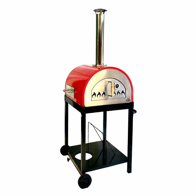 Traditional 25" Dual Fueled Pizza Oven With Gas Attachment - Wood and Gas Powered - Multi Fueled | Patioza