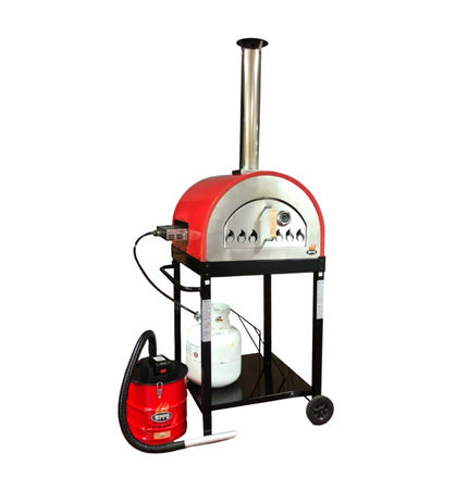 Traditional 25" Dual Fueled Pizza Oven With Gas Attachment - Wood and Gas Powered - Multi Fueled | Patioza