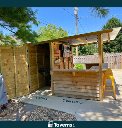10 x 10 The Storehouse - Outdoor Bar Structures | Patioza