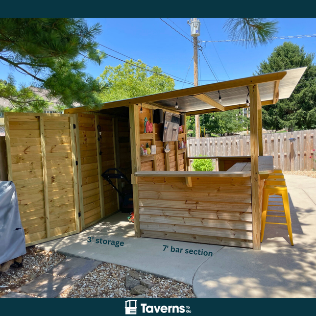10 x 10 The Storehouse - Outdoor Bar Structures | Patioza