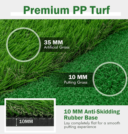 Golf Putting Green (16ft, Style US Map) - Putting Green | Patioza