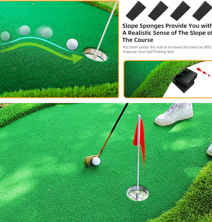 Golf Putting Green (16ft, Style A) - Putting Green | Patioza