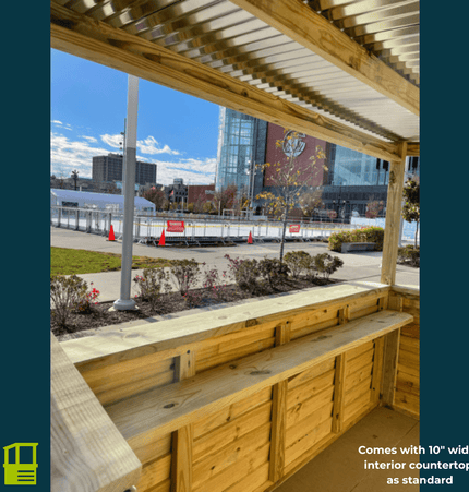 10 x 5 The Dunbar (LARGE) - Outdoor Bar Structures | Patioza