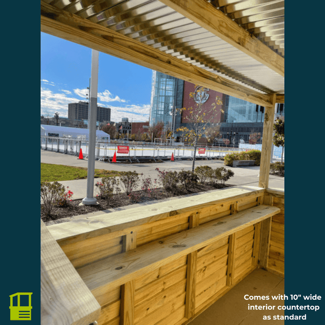 10 x 5 The Dunbar (LARGE) - Outdoor Bar Structures | Patioza
