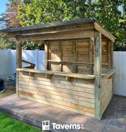 11 x 6 Dunbar Deluxe (LARGE) - Outdoor Bar Structures | Patioza