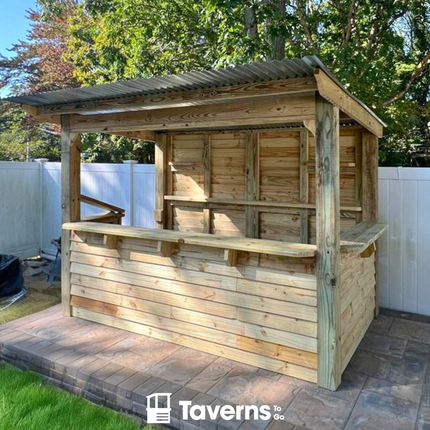 11 x 6 Dunbar Deluxe (LARGE) - Outdoor Bar Structures | Patioza