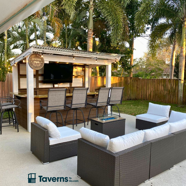 11 x 6 Dunbar Deluxe (LARGE) - Outdoor Bar Structures | Patioza