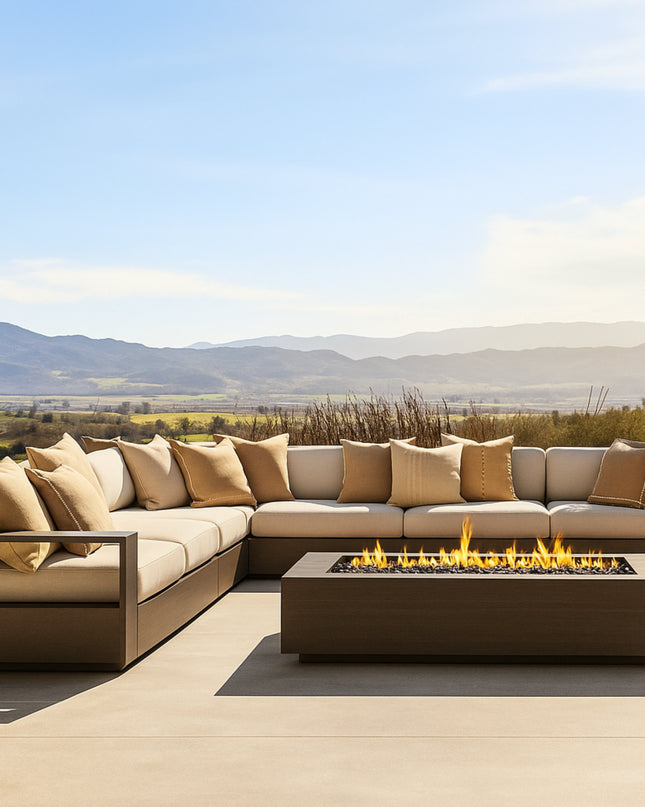 StoneLyte Horizon 60 Concrete Fire Pit